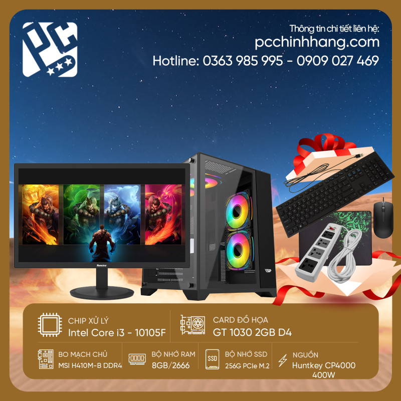 PC Gaming i3 Gen 10 PCGI310F