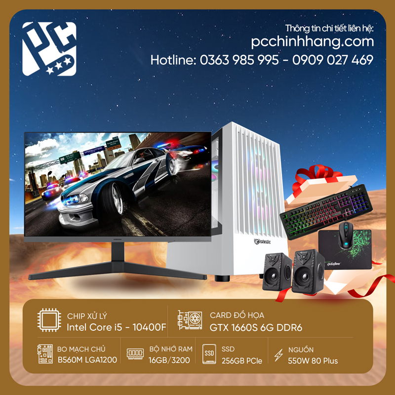 PC Gaming i5 Gen 10 PCGI510F-02