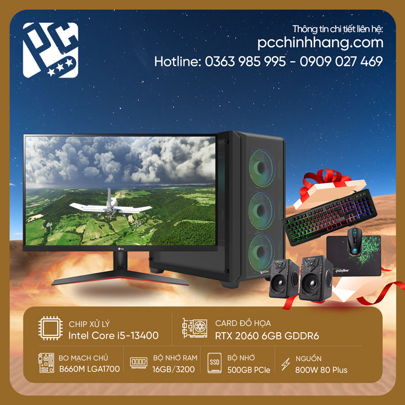 PC Gaming i5 Gen 13 PCGI513