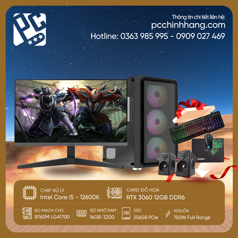 PC Gaming i5 Gen 12 PCGI512K