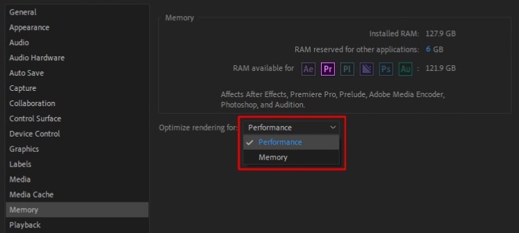 Mẹo tối ưu hóa hiệu suất cho Adobe Premiere Pro