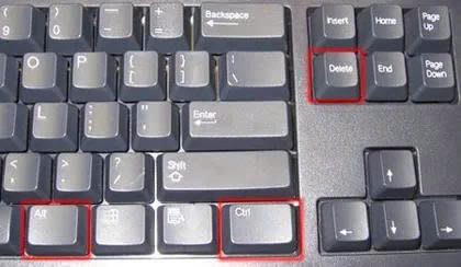 Nhấn tổ hợp phím Ctrl + Alt + Delete để gọi Task Manager