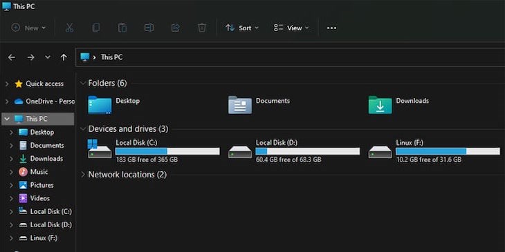 Cách phân vùng ổ cứng thông minh cho máy văn phòng