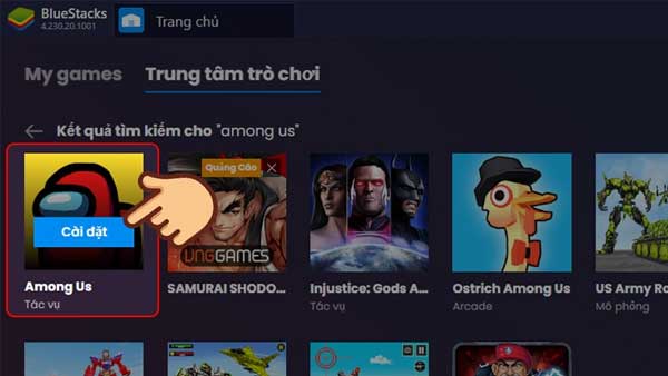 Cài đặt among us