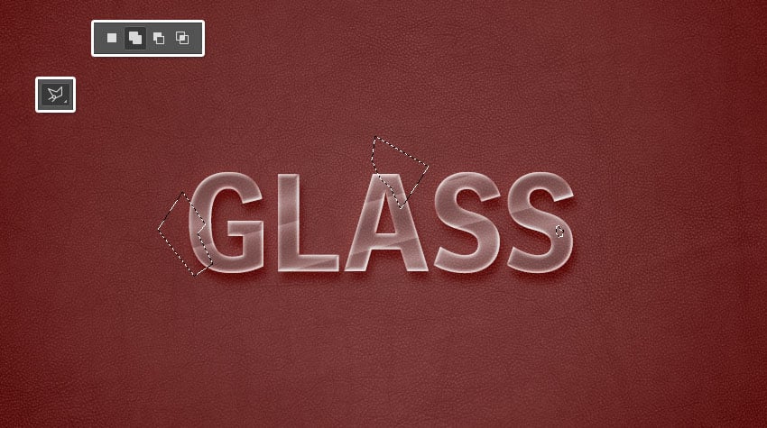 Chọn công cụ Polygonal Lasso Tool