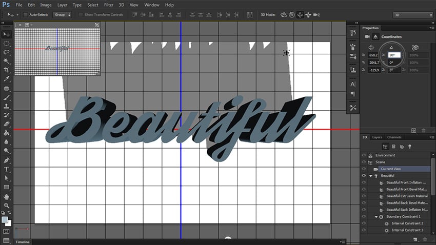 Chuyển đến tab coordinates Bước 5