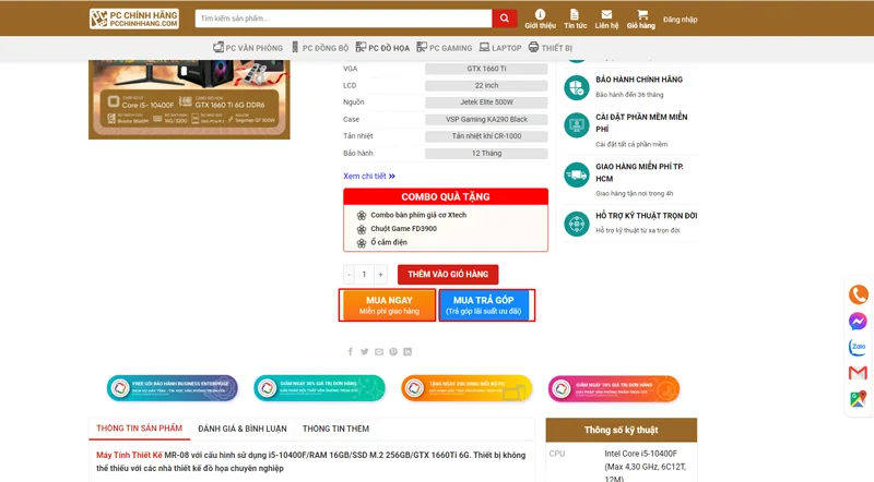 Đặt mua sản phẩm
