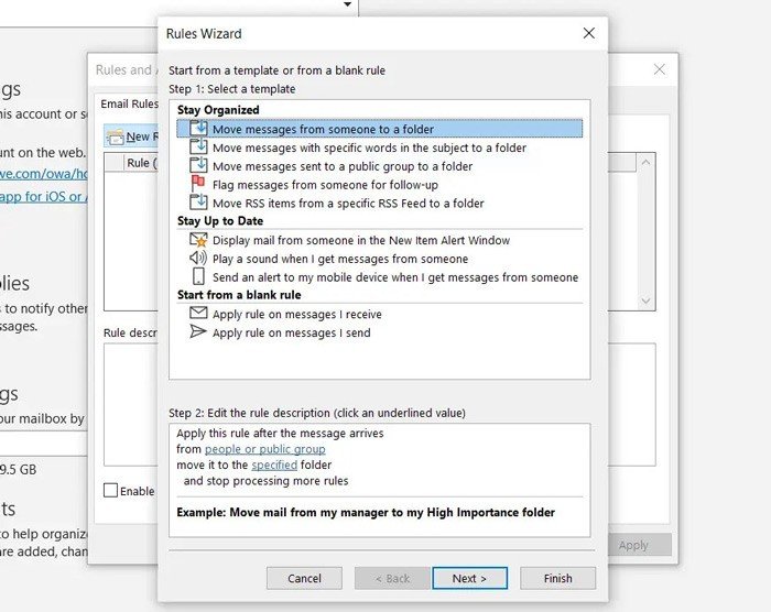 Dễ dàng tạo các quy tắc