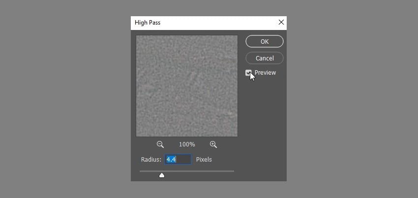 Điều chỉnh bán kính