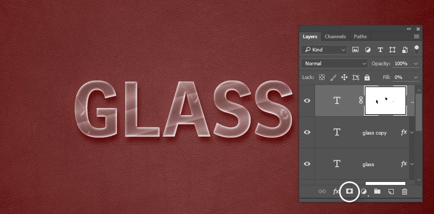giữ phím Option và nhấp vào biểu tượng Add layer mask