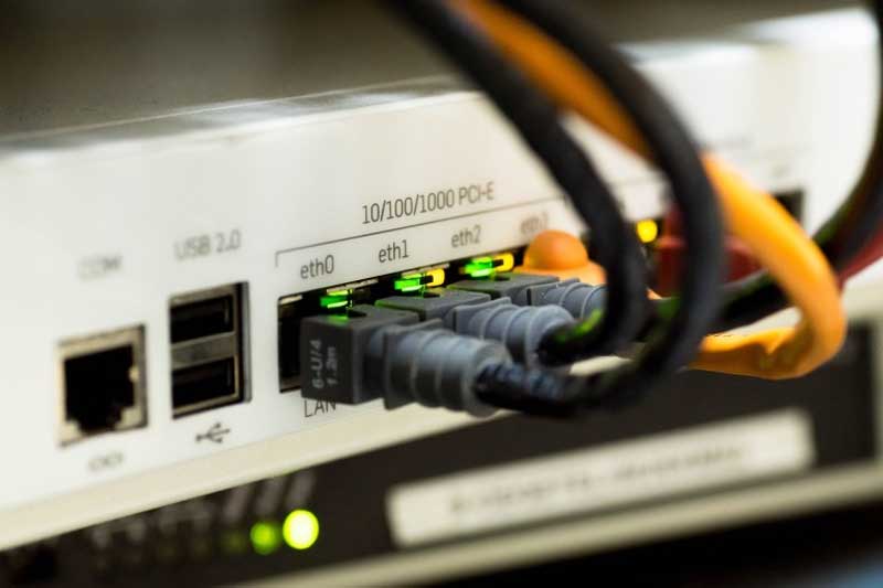Kết nối internet có dây