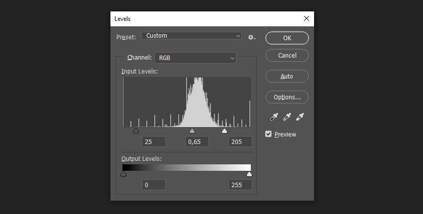 Điều chỉnh tia sáng rõ hơn