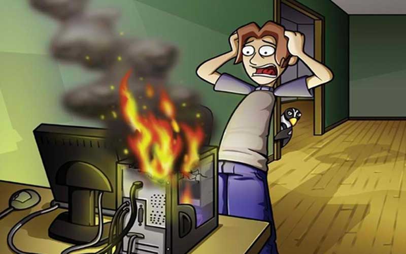 Máy tính quá nóng trong quá trình làm việc