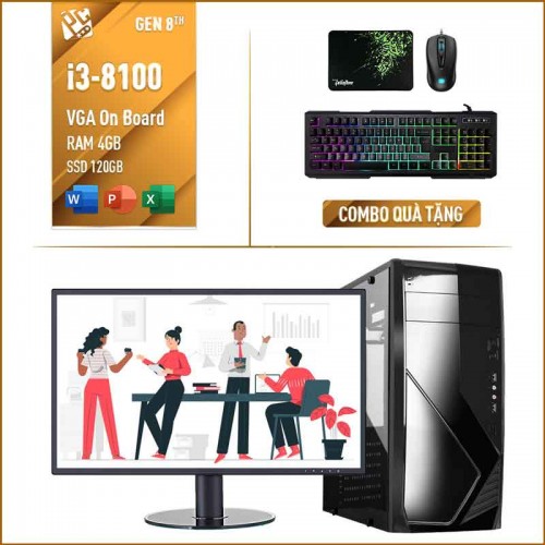 Máy Tính Văn Phòng giá rẻ Core i3 Gen 8
