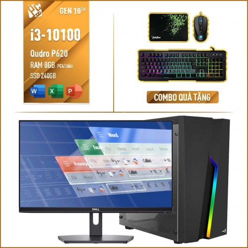 Máy tính văn phòng gen 10 core i3 06