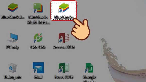 Mở Bluestack trên PC