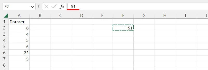 Ô bây giờ chứa giá trị tuyệt đối