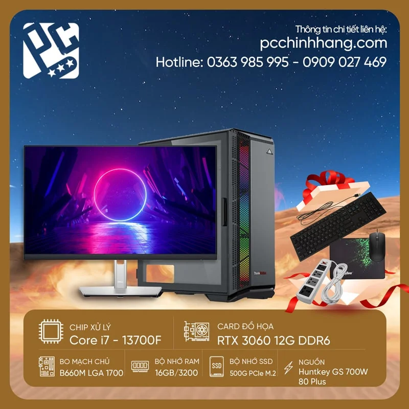 PC Gaming i7 Gen 13 PCGI713F