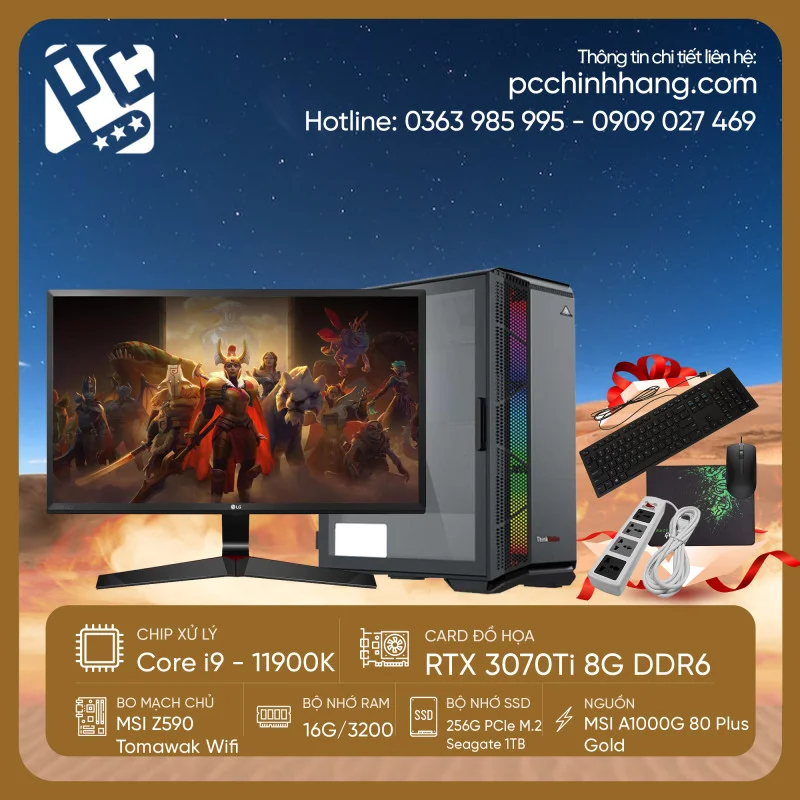 PC Gaming i9 Gen 11 PCGI911K