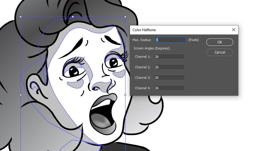 Điều chỉnh vùng mặt