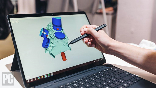 Sử dụng nút Tăng âm lượng và nút nguồn trên máy tính bảng Surface 