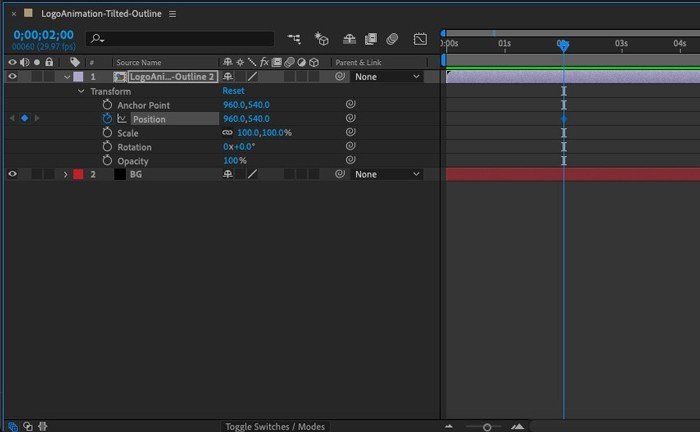 Tạo hiệu ứng với khung hình chính
