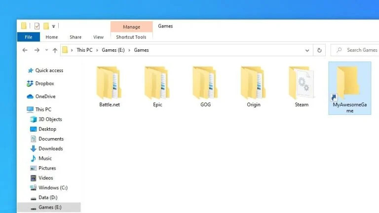 Thư mực trên ổ đĩa PC