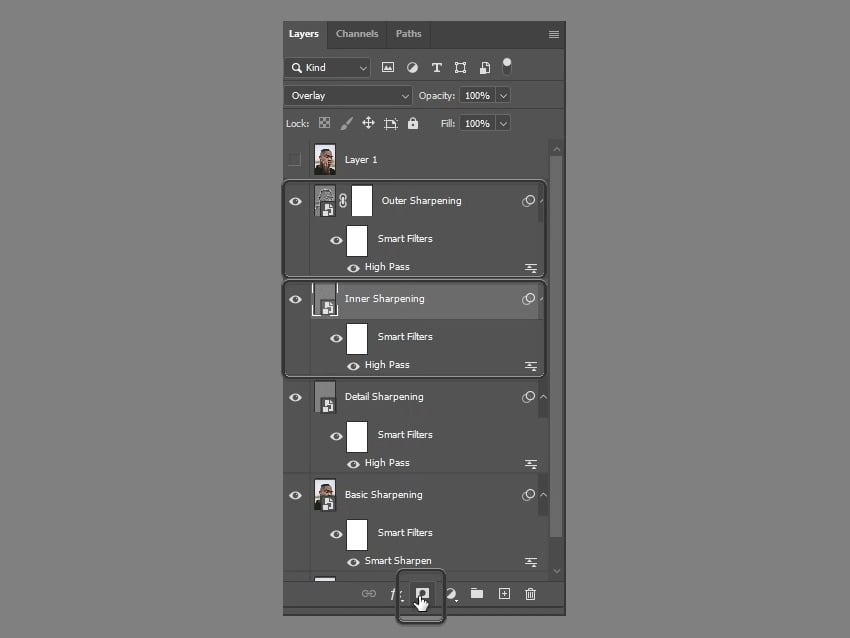Thêm một Layer Mask