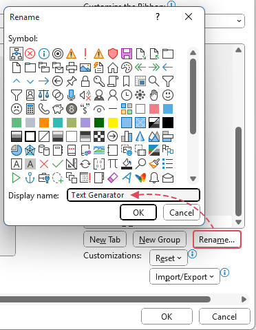 Thêm nút chatgpt vào ribbon word 6