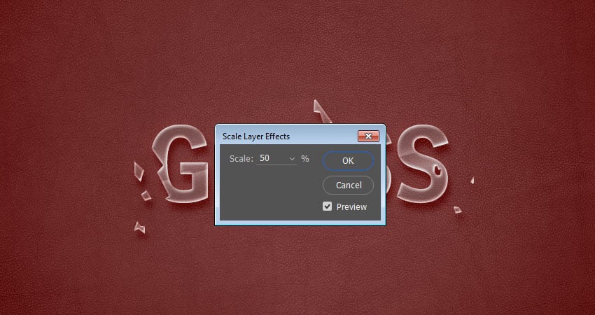 Thiết lập giá trị Scale