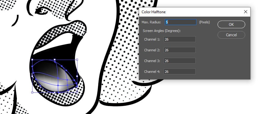 Điều chỉnh vùng miệng