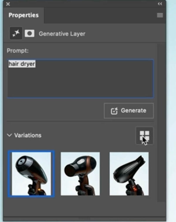 Danh sách biến thể được tạo từ Generate