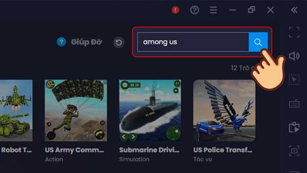 Tìm kiếm "Among Us"