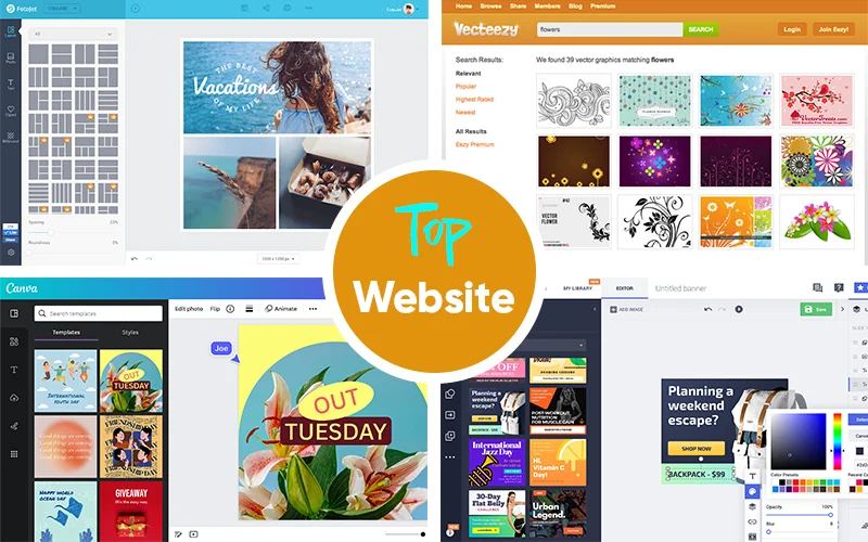 Trang web thiết kế banner online