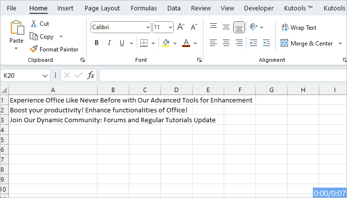Tự động ngắt dòng văn bản bằng tính năng Wrap Text