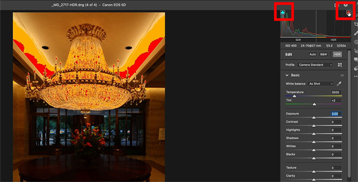 vùng chi tiết màu cam